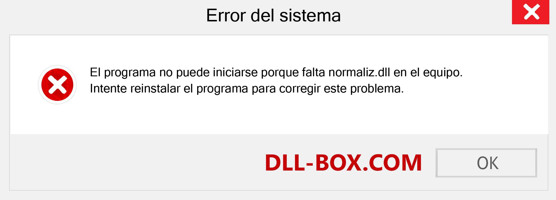 ¿Falta el archivo normaliz.dll ?. Descargar para Windows 7, 8, 10 - Corregir normaliz dll Missing Error en Windows, fotos, imágenes