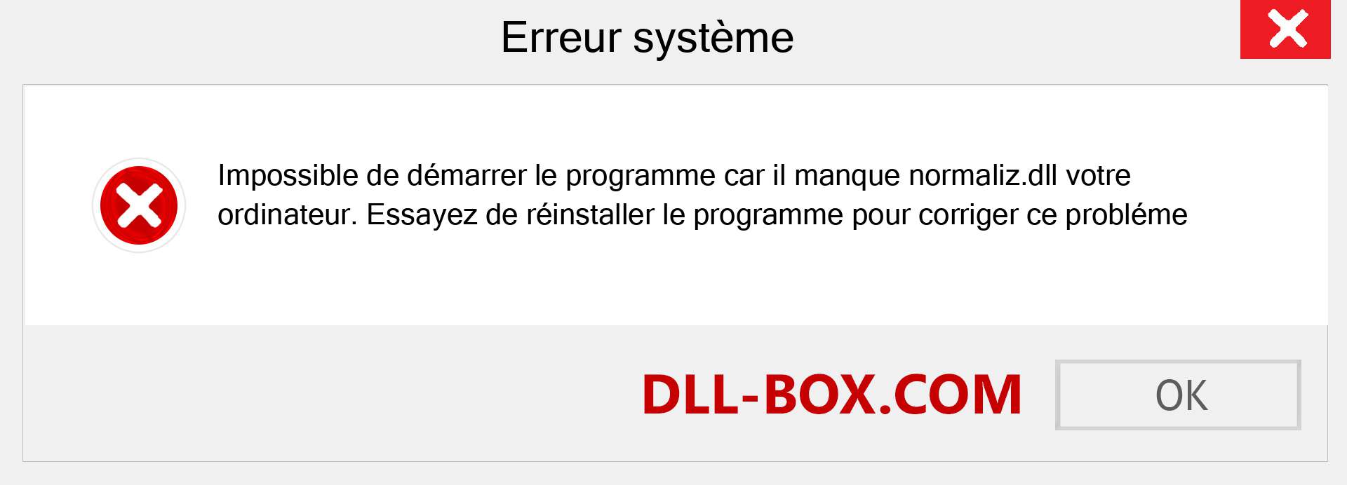 Le fichier normaliz.dll est manquant ?. Télécharger pour Windows 7, 8, 10 - Correction de l'erreur manquante normaliz dll sur Windows, photos, images