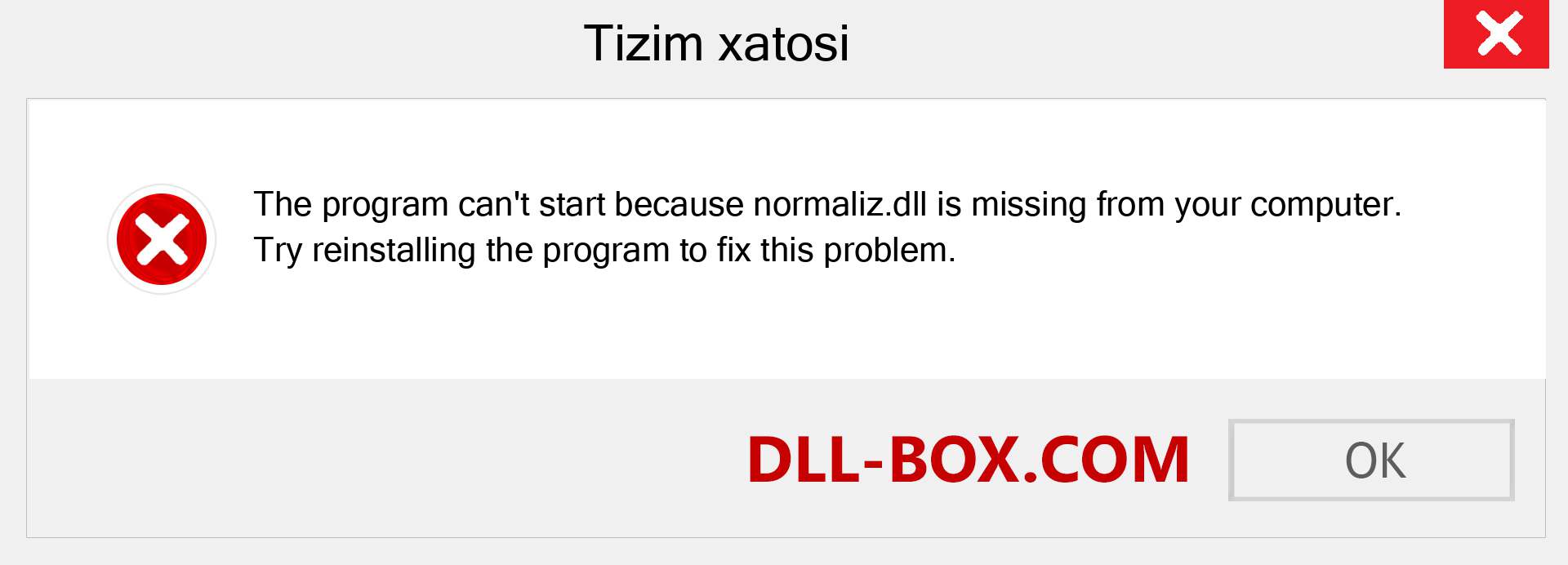 normaliz.dll fayli yo'qolganmi?. Windows 7, 8, 10 uchun yuklab olish - Windowsda normaliz dll etishmayotgan xatoni tuzating, rasmlar, rasmlar